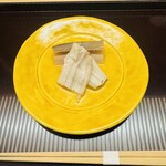 髙橋 謙太郎 - 穴子の塩煮と蓮根