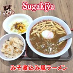 スガキヤ - 料理写真:みそ煮込み風ラーメン