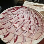 湖国料理　やまじん - 月鍋　内もも