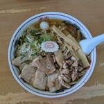 喜多方ラーメン 天高盛 - ラーメンきざみ大盛