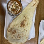 ラムじいさんのインドカレー - 料理写真:ナンとトマトチキンカレー