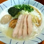 麺屋　むじゃき - 【限定】阿波尾鶏白湯　730円　＋鶏チャーシュー