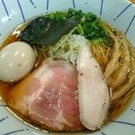 麺屋　むじゃき - 生揚げ醤油そば 730円　+味玉