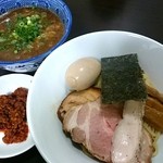 麺屋　むじゃき - つけめん 780円　＋豚チャーシュー・辛肉味噌ハーフ・味玉