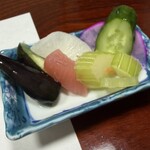 錦寿司 - 漬物