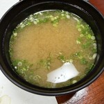錦寿司 - 味噌汁