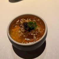 銀座あしべ - 根セロリと本ズワイガニ