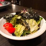 SATOブリアン - 白胡麻と海苔のサラダ