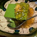 旬菜懐石吟 - 春菊が濃厚！カラシがアクセント♪