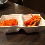 SATOブリアン - キムチの盛り合わせ