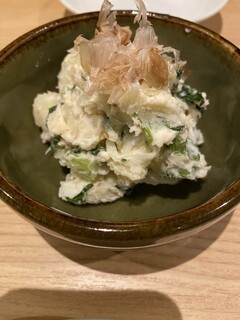 Shinshu Soba Miyoshiya - Nozawana Potato Salad