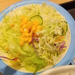 松屋 - 定食のサラダ