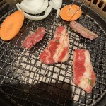 安楽亭 - 焼き開始‼️