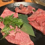 安楽亭 - クーポーンの牛タン上タン盛り合わせ