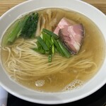 にぼしらぁ麺なの花 - カタクチ煮干しの塩ラーメン #限定麺