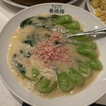 景徳鎮 - 青梗菜のクリーム煮