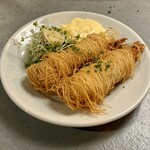 文化商店 - 文化特製エビフライ（1本/450+tax）