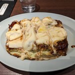 ぼてやん多奈加 - フワフワ食感のお好み焼きは初めてだったけど。