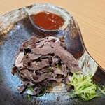養老焼肉 銀角 - 牛せんまい刺し　550円