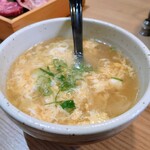 養老焼肉 銀角 - たまごスープ　390円