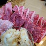 養老焼肉 銀角 - 銀角盛り(上)　3,900円