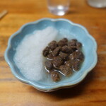 富岡屋酒店 - 浜納豆と大根おろし