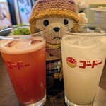 てっぺん - トマトサワー＆カルピスサワー♡