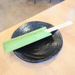 うな賀 - "うざく"に添えられた、取皿。