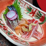 閑祥庵 禅紫 - しめ鯖の炙り、金目鯛、赤貝