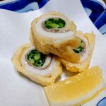 閑祥庵 禅紫 - 太刀魚の難波巻き揚げ