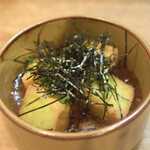 枝豆とうふの揚げ出し