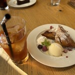 カフェ ハーベステラス - セットのアイスセイロンティー