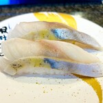 すし 銚子丸 - しめ鯖…締め具合が絶妙！