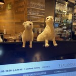 ZEALANDER - 入口でお出迎えしている羊ちゃんたち