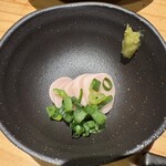 鳥megu - 2品目：白子の刺身