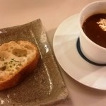 おにく 花柳 - ビーフシチューカルピスバター添え