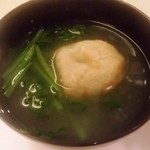 おにく 花柳 - 海老芋饅頭椀