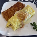 Boots & Kimo's Homestyle Kitchen - エビのアルフレドオムレツ