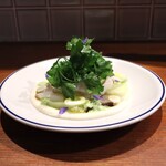 Hachihare - 料理写真:スズキ炙りのカルパッチョ