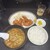 宗楽 - 料理写真:チキンカツ定食カレーラーメンセットは完璧