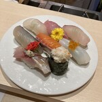 喰い切り鮨 のぶ - にぎり寿司ランチ￥1,300