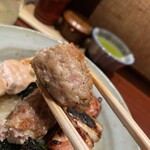 伊勢廣 - つくねはナンコツ入りでコリコリがいい感じ