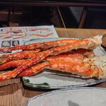 北海道 知夢仁 銀座店 - タラバガニ・本ズワイガニ食べ放題[2時間飲み放題付](9999円) タラバガニ2肩