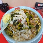 東京築地 やよい麺 - 築地や郎麺（ニンニク多め、背脂多め、味濃いめ）