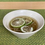 グリチネ - かぼす冷かけそば