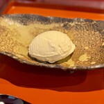 割烹 新多久 - 栗のアイスクリーム