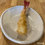 手打ちそば 主水 - えび天ぷら