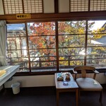 湯本旅館 - お部屋から紅葉狩り