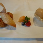 箱根ハイランドホテル　ラ・フォーレ - マロンクリームのプチシュー