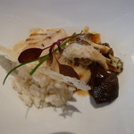 箱根ハイランドホテル　ラ・フォーレ - 帆立貝のグリエと茸の饗宴。